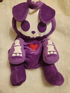 Rare HTF Skelanimals Toynami Jack Plush Purple & White Backpack Fast Shipping  - Picture 1 of 11