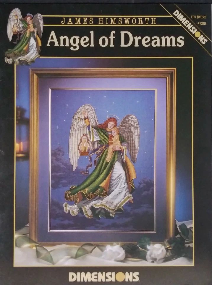 Angel of Dreams Cross Stitch Pattern Dimensions James Himsworth NO Thread #269 - Image 1 of 1