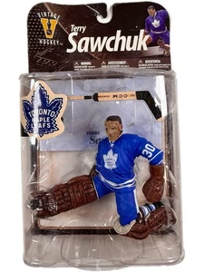Figura de colección Terry Sawchuk de leyendas de la NHL Toronto hojas de arce sellada - Imagen 1 de 6