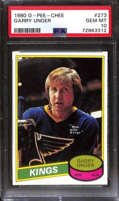 1980 O-Pee-Chee #273 Garry Unger PSA 10 GEM-MT 72863312  - Image 1 of 3