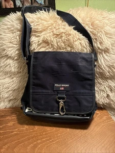 Vintage 90’s Polo Sport Crossbody Shoulder Bag w/ Adjustable Strap - Picture 1 of 9