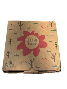 Piatti Eco Bambini Alce e Amici Porcellana Manicotto Silicone Divisi Piatti Bambino - Foto 1 di 4