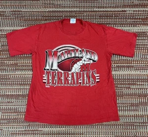 Vintage 90’s Maryland Terrapins Graphic Shirt Size Large NCAA University - Picture 1 of 7