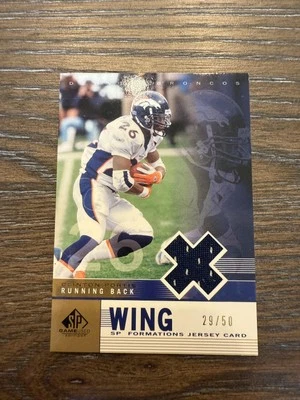 2003 SP Game Used #F1-CP Clinton Portis Formations Wing Gold #/50 - Image 1 of 2