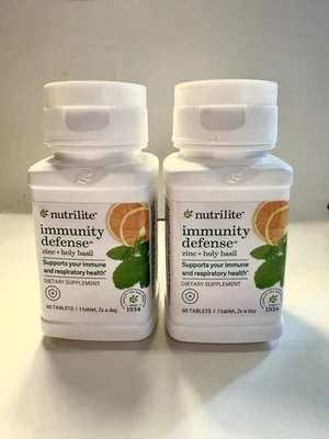 LOT OF 2  Nutrilite Immunity Defense 60 Tabs （Immune Respiratory Health） - Image 1 of 4