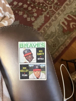 1964 Topps - 1964 estrellas novatas Rico Carty, Dick Kelley #476 (RC) Foto 1 de 2
