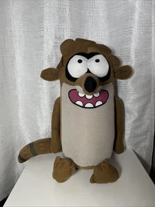 Regular Show Rigby Approx. 18" Stuffed Animal Plush Cartoon Network Racoon - Picture 1 of 6