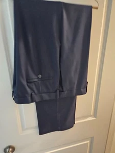 PANTALONE UOMO HAGGAR COOL 18 PRO COLORE BLU, TAGLIA 40X34, VESTIBILITÀ DRITTA DAVANTI PIATTO - Foto 1 di 23