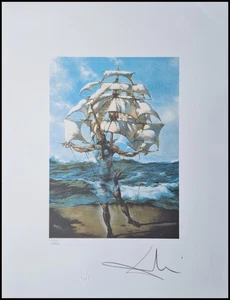 SALVADOR DALI * The Ship * 65 x 50 cm * signed lithograph * limited - Bild 1 von 7