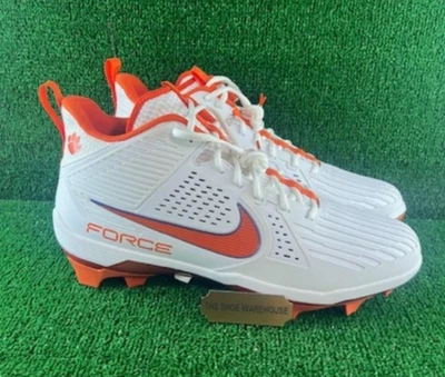 Men's Nike Force Savage Pro 3 Clemson Tigers Football Cleats FJ5748-108 Size 16 - Image 1 of 4