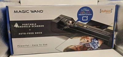 Vupoint Magic Wand Document/Photo 2-in-1 Portable Scanner & Auto-Feed Dock New - Image 1 of 2
