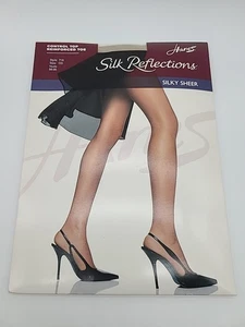 Vintage Hanes Silk Reflections Control Top Pantyhose Size CD - Nude - Imagen 1 de 3