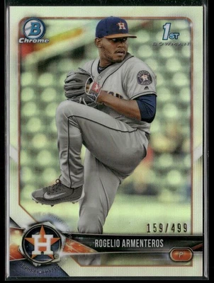 2018 Bowman Chrome #BCP184 Rogelio Armenteros Prospects Refractor #/499 - Image 1 of 2