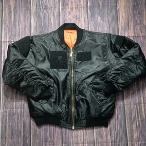 Rothco MA-1 Flight Medium Jacket Tactical Bomber Coat Reversible Orange MA1  - Bild 1 von 12