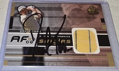 Cubierta superior 2003 telas auténticas David Toms automático #AF-DT ¡en persona automático! Foto 1 de 4