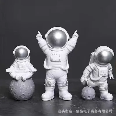 Astronaut Figure Statue Figurine Spaceman Sculpture Educational Toy Desktop Home - image 1 of 4