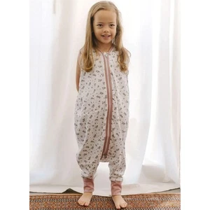 Molis&co Kids Girl White & Pink 100% Organic Cotton Wearable Blanket Size XL - Picture 1 of 5