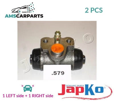 DRUM WHEEL BRAKE CYLINDER PAIR REAR 67579 JAPKO 2PCS NEW OE REPLACEMENT - Image 1 of 4