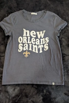 Camiseta de fútbol manga corta para mujer y mujer talla mediana New Orleans Saints Foto 1 de 3