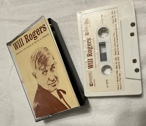 WILL ROGERS 1978 CASSETTE TAPE RARE - Picture 1 of 1