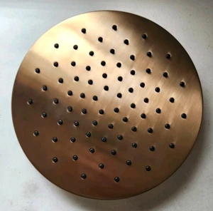 Brizo 81392-GL Essential 1.75 GPM 12" Round Raincan Shower Head, Luxe Gold - Picture 1 of 3