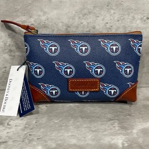 Dooney & Bourke NFL Tennessee Titans Kosmetiktasche Reißverschlusstasche 6,5 x 4 x 2 Neu - Bild 1 von 9