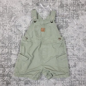 Mono Carhartt Infantil 18M Verde Babero Ropa de Trabajo Informal Ripstop Shorts - Imagen 1 de 9