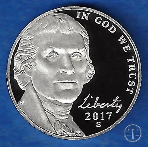 2017 S Proof Jefferson Nickel-Gem Proof-IN STOCK Cover