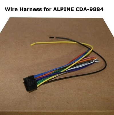 FORALPINE New Wire Harness for ALPINE CDA-9884 CDA9884 FREE FAST SHIPPING