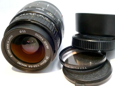 Sigma 28-80mm f3.5-5.6 AF macro Lens SONY A mount α37 α67 α57 α58 α68 SLR camera - Image 1 of 4
