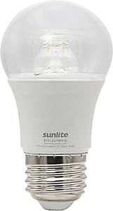 80138 LED A15 Appliance Clear Light Bulb, 6 Watts (40W Equivalent), 450 Lumens, - Picture 1 of 12