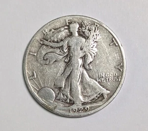 1929S Walking Liberty Half Dollar - Very Collectible- Nice Circulated Condition - Picture 1 of 2