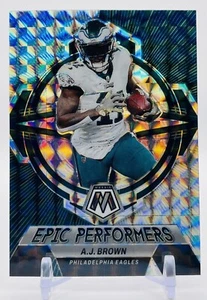 2023 Panini Mosaic Silver Prizm Epic Performers A.J. Brown #EP-AB Eagles - Picture 1 of 2