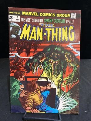 MAN-THING #4 (SIGNED VAL MAYERIK, ORIGIN FOOLKILLER) - HOT! - Image 1 of 4