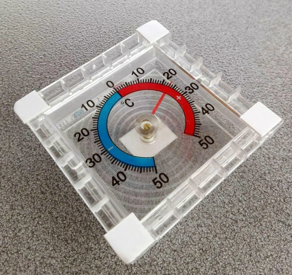 1 Fensterthermometer Thermometer Selbstkleb. Außenthermometer Zimmerthermometer
