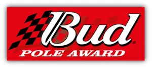 "Calcomanía pegatina para parachoques para autos de carreras Bud Pole Award Nascar - 3'', 5'', 6"" u 8""" - Imagen 1 de 1