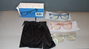 Reading Glasses For Women Men, Blue Light Blocking Computer Readers 3 Pack - Picture 1 of 8