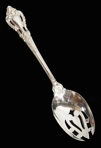 LUNT ELOQUENCE STERLING SILVER 8.5" PIERCED TABLESPOON - Picture 1 of 4