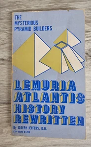 Lemuria/Atlantis History Rewritten by Joseph Jeffers pb 1st print HTF - Picture 1 of 9