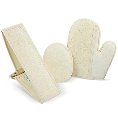 Loofah Glove, Back Scrubber, Sponge Pad, Dishwashing Pad, Bath Set, Skin Clean - Image 1 of 4