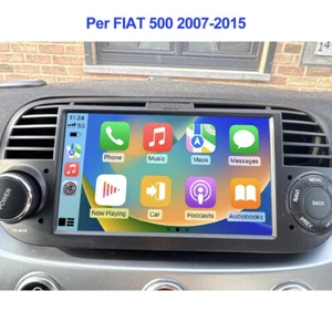 Per FIAT 500 2007-2015 7" Android 13 Autoradio Carplay GPS Navi WIFI RDS BT USB - Foto 1 di 17