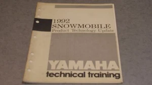 1992 Yamaha Snow Product Technology Actualización - Imagen 1 de 1