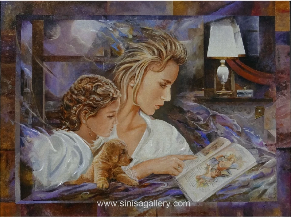 "Cherished Moments", impresión giclee sobre lienzo, edición limitada 5/25 AP, CERTIFICADO DE AUTENTICIDAD Foto 1 de 4