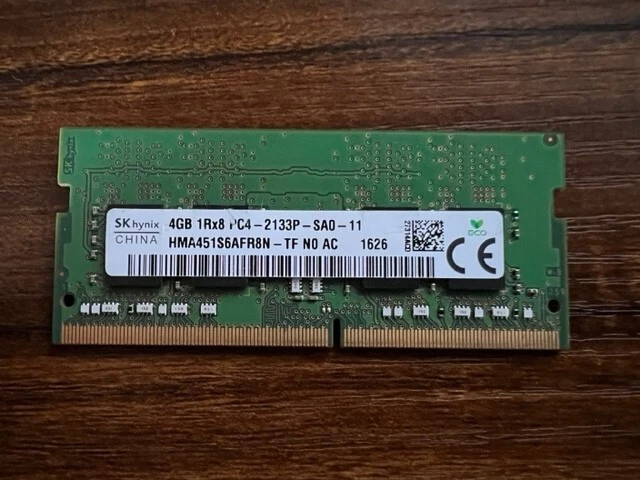 USED SK Hynix HMA451S6AFR8N-TF 4 GB (1x4GB) PC4-2133P Laptop Memory Ram 1Rx8 - Image 1 of 1
