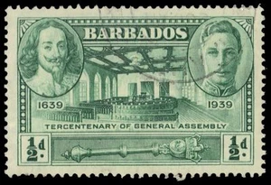 BARBADOS 202 (SG257) - General Assembly 300th Anniversary (pa50811) - Picture 1 of 1