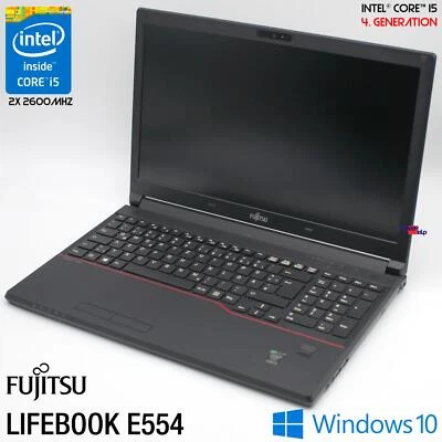Fujitsu Lifebook E554 15.6" Full Hd I5 4210M 128Gb Ssd 8Gb Windows 10 7 64Bit - Immagine 1 di 4