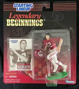 Joe Namath • 1998 Starting Lineup Legendary Beginnings Alabama Crimson Tide NFL - Foto 1 di 2