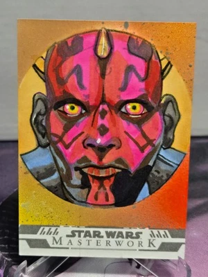 2024 topps star wars masterwork artist signed sketch card - Image 1 of 4
