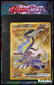 Pokemon Karte Miraidon EX 253/198 Gold EV1 EV01 Scharlach und Lila Base DE - Bild 1 von 3
