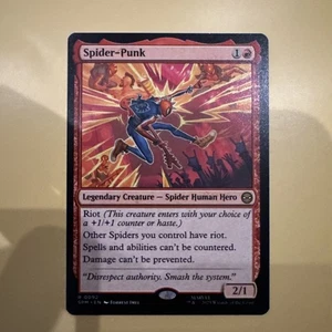 Spider-Punk Marvel's Spider-Man Regular Magic Magic Magic Magic The Gathering - Imagen 1 de 2